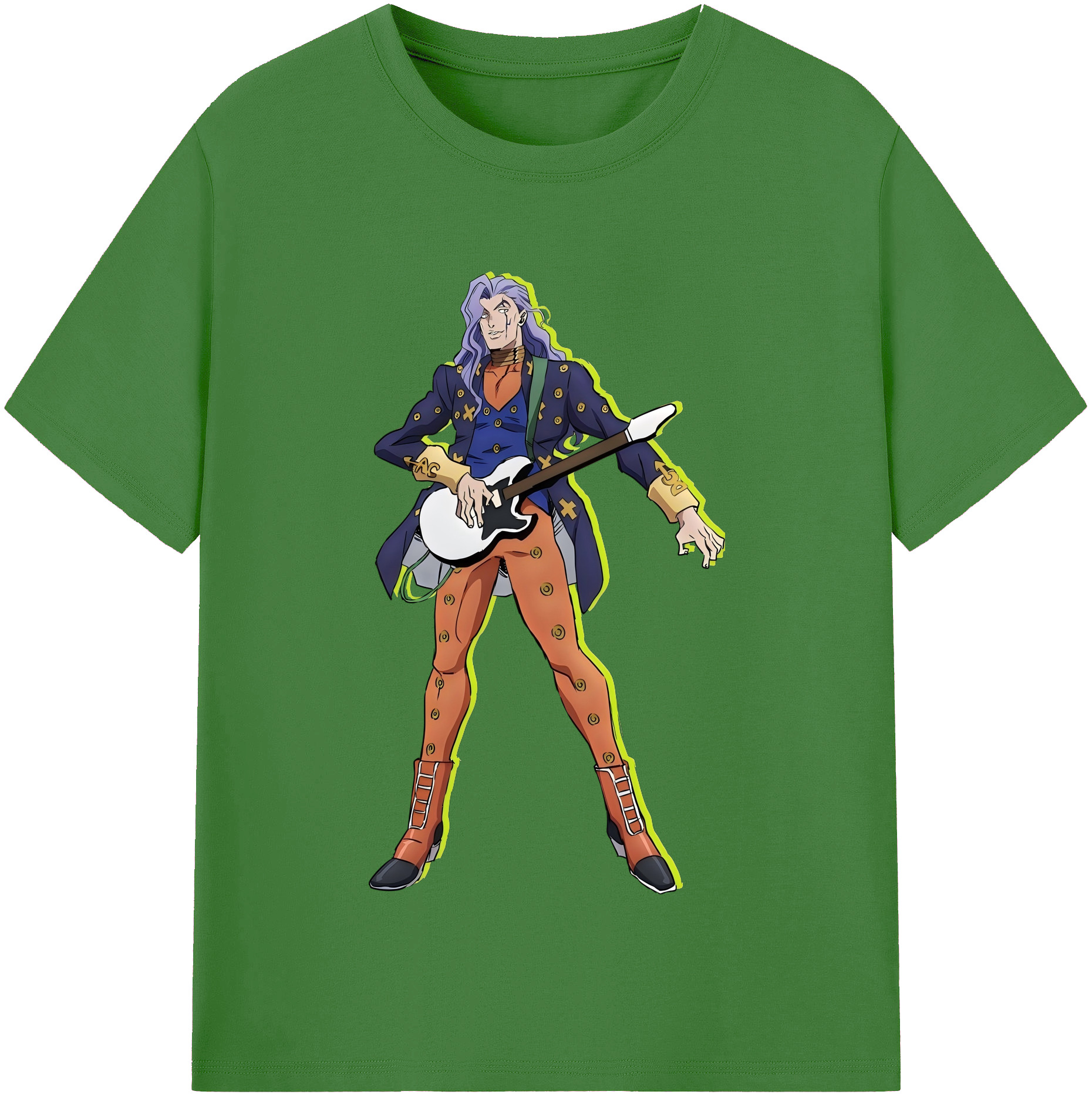 （画像用） ジョジョの奇妙な冒険 おといし あきら JoJo's Bizarre Adventure Akira Otoishi レディースカジュアルプリントTシャツ（綿100％）